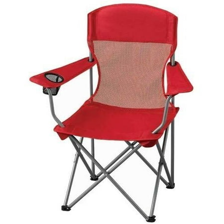 Ozark Trail Basic Mesh Folding Camp Chair with Cup