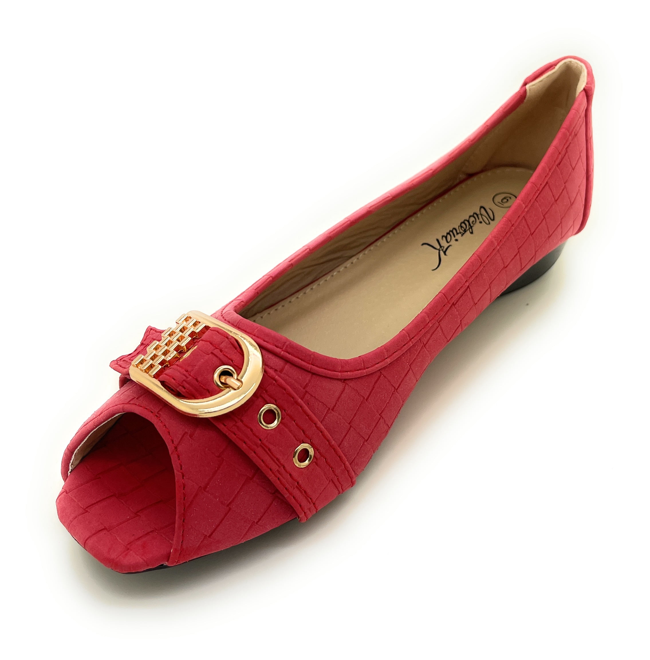 Open Toe Wedge Flat