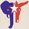 thumbnail image 2 of CafePress - Republican Democrat Tote Bag - Unisex Canvas Tote Bag, Beige, 1-Piece, 2 of 6
