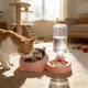 thumbnail image 1 of Comederos y dispensadores de agua para mascotas. Tazón de acero inoxidable extraíble y dispensador de agua automático. Comedero y bebedero para mascotas para gatos y perros. Comederos de plástico para, 1 of 6