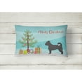 thumbnail image 2 of Carolines Treasures CK3820PW1216 Black Chug Christmas Tree Canvas Fabric Decorative Pillow, 12H x16W, multicolor, 2 of 4