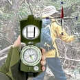 thumbnail image 1 of BKER Green With Nylon Pouch Sighting Disk Glow In The Dark Scale – Outdoor Navigation Tool For Hiking Camping, 1 of 7
