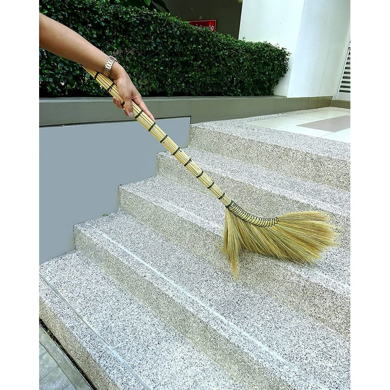 Grass Floor Cleaning Broom Stick, Packaging Type: Carton Box, Size: 3.5