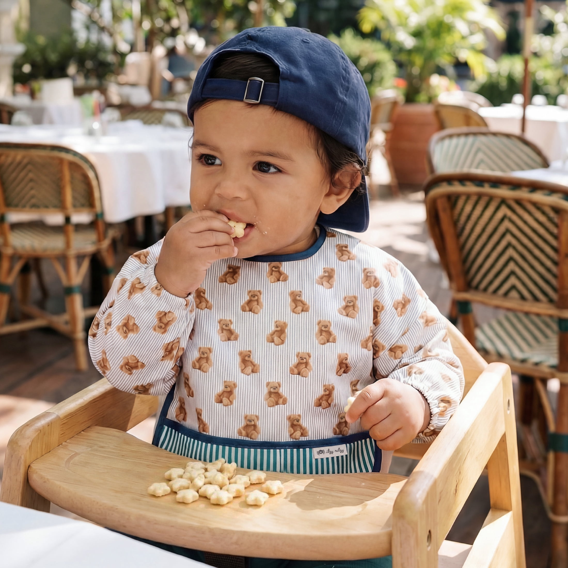 Itzy Everywhere Bib Long Sleeve Bear