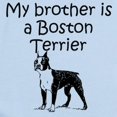 thumbnail image 2 of CafePress - My Brother Is A Boston Terrier Body Suit - Long Sleeve Cotton Baby Bodysuit, 2 of 4