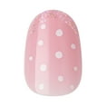 thumbnail image 5 of KISS Voguish Fantasy, Holiday Press on Nails, Happy Mittens, Pink, Short Oval, 28 Count, 5 of 8