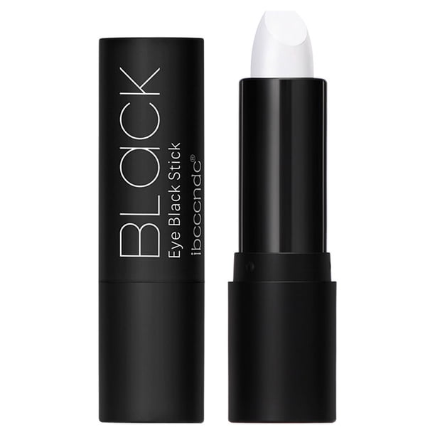Lápiz labial de pintura negra para cara de Halloween, lápiz labial negro para ojos, 3,8 g