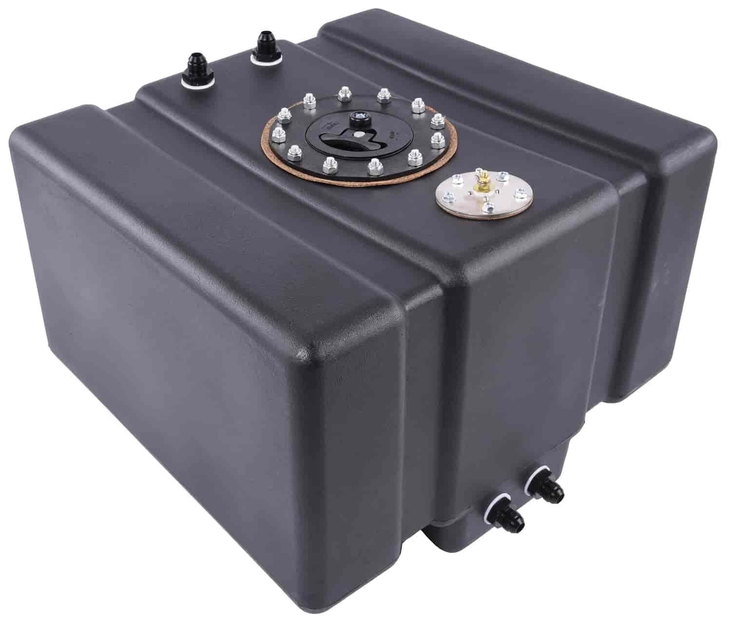 JEGS 15381 ProStreet Drop Sump Fuel Cell 12 Gallon (2) 8AN Male