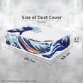 thumbnail image 3 of PlayVital Horizontal Dust Cover for ps5 Slim Disc Edition(The New Smaller Design), Nylon Dust Proof Protector Waterproof Cover Sleeve for ps5 Slim Console - The Great Wave, 3 of 9