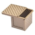 thumbnail image 3 of antiadherentes con tapa, caja para , para de aleación de aluminio, herramienta cuadrada para , Acanalado perfecl Molde para tostadas, 3 of 7