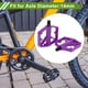 thumbnail image 2 of Pedal de bicicleta de aleación de aluminio Universal sin tiras reflectantes morado ajuste 14mm pedal de bicicleta antideslizante para BMX MTB bicicletas de carretera 1 par, 2 of 7