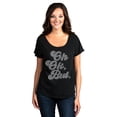 thumbnail image 2 of Oh Ok, But. Women's Fashion Slouchy Dolman T-Shirt Tee Heather Black 3X-Large, 2 of 4