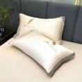 thumbnail image 5 of BOVXNPU Solid Color Pillowcase Polyester Sleep Pillowcase Good For Sleeping Soft And Breathable Sleep Cooler Pillowcase 5 Colors 18.90x29.13 Inch 2pcs, 5 of 5