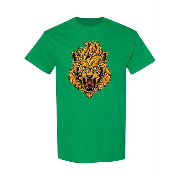 Evil Lion Head Mascot Tee Men's -Image by Shutterstock