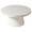 White, variant on LeisureMod Modern Minimalist Side Table with Pedestal Base Round Fiberstone Accent Table for Home, Living Room, and Outdoor Dune Series in White