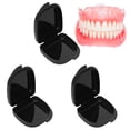 thumbnail image 4 of Caso de Retención Dental, Caja de Protección de la Boca Segura de 3 piezas snap en la manga protectora para accesorios, 4 of 7