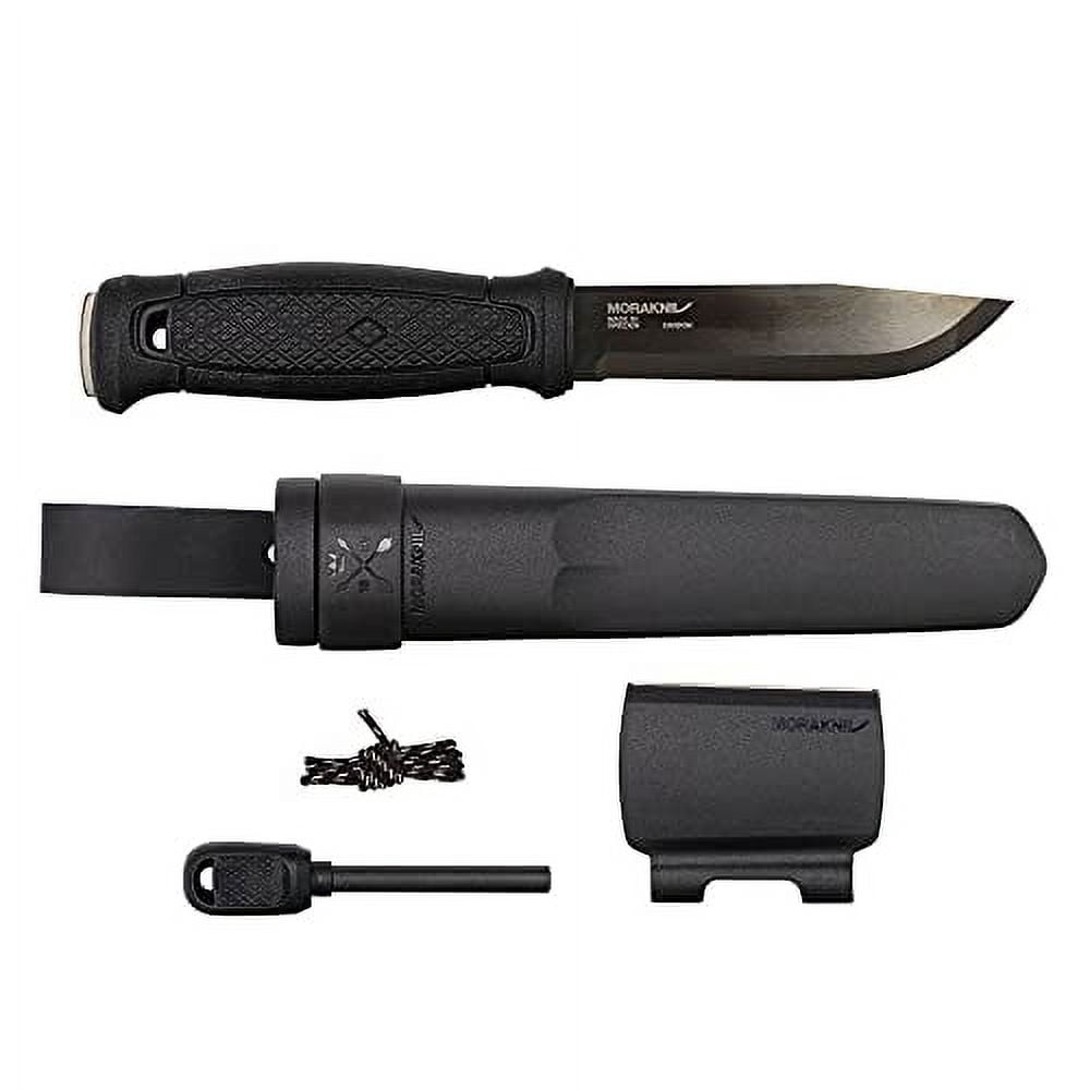 Morakniv Garberg Full Tang Fixed Blade Knife with Carbon Steel Blade, 4.3-Inch