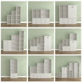 thumbnail image 5 of Join Stackable 4-Cube Wood White Bookcase, 5 of 13