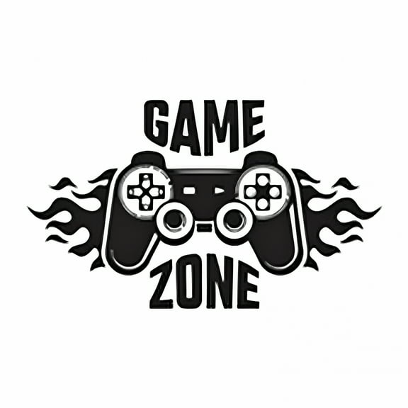 LAMIRO Children’S Bedroom Wall Sticker Home Decoration Game Zone Gamer Art Decal Wall Art Boys Playroom Wall Gamer Room Decor for Boys
