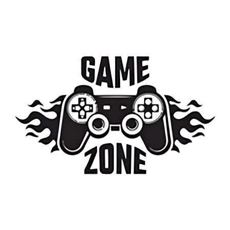 LAMIRO Children’S Bedroom Wall Sticker Home Decoration Game Zone Gamer Art Decal Wall Art Boys Playroom Wall Gamer Room Decor for Boys