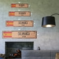 thumbnail image 2 of SALAMANCA SPAIN Vintage Aluminum Street Sign Spaniard flag city country road rustic metal tin wall gift | Indoor/Outdoor | 18" Wide, 2 of 4