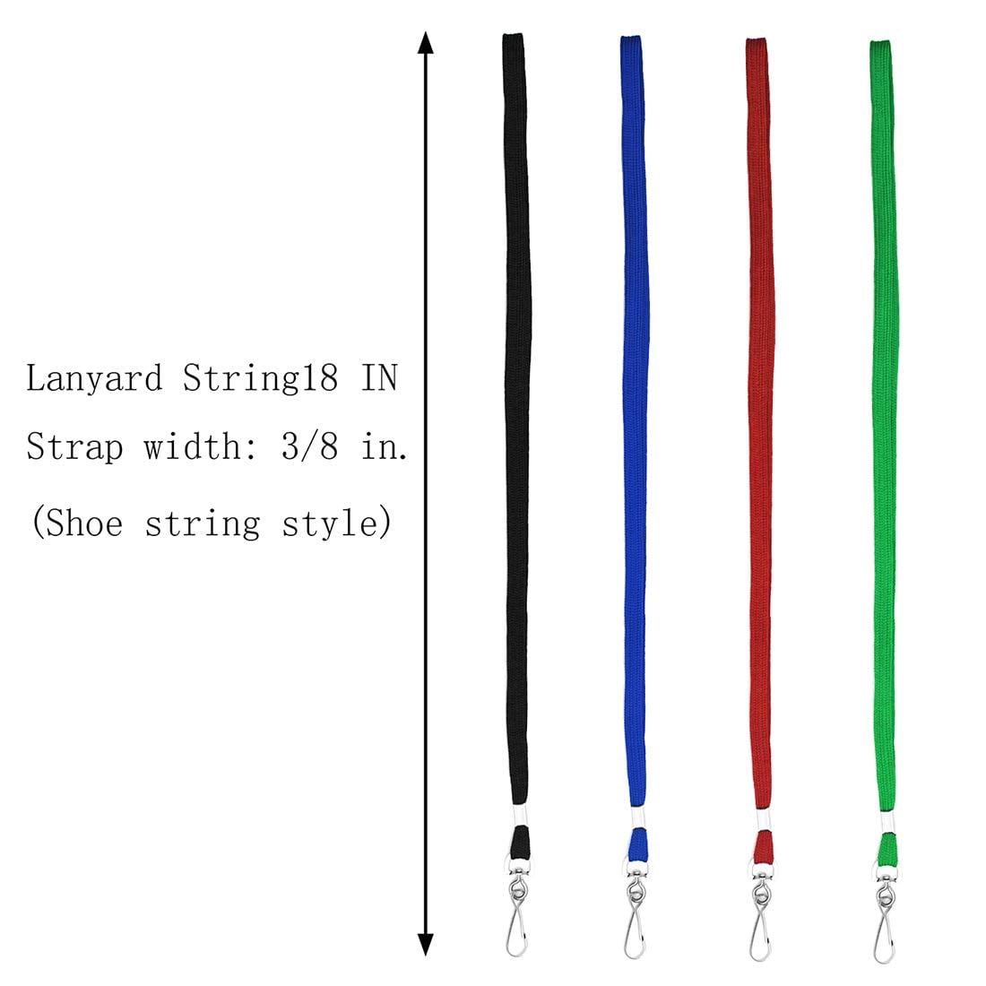 Lanyard 100 Pack Bulk Badge Lanyards For Id Badges Neck Cruise Name Tag Holder