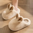 thumbnail image 4 of Bunny Slippers for Women Cute Animal Slippers, Fluffy Bear House Slippers Soft Cozy Plush Shoes Non Slip for Home Indoor Outdoor, 4 of 6