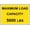 Warning Sign 5, variant on Warning Sign - Maximum Load Capacity 5000 Lbs, Aluminum Rust-Proof Security Sign for Industrial Equipment, Loading Zones, Warehouse Areas, 12x8inch