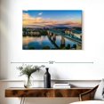 thumbnail image 3 of Elephant Stock Chattanooga Walnut Street Bridge Wall Art - Horizontal Canvas Wall Art - Living Room Wall Decor - City Canvas - Gray And Blue Decor - 36" x 24", 3 of 8