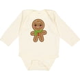 thumbnail image 3 of Inktastic Gingerbread Christmas Boys or Girls Long Sleeve Baby Bodysuit, 3 of 5