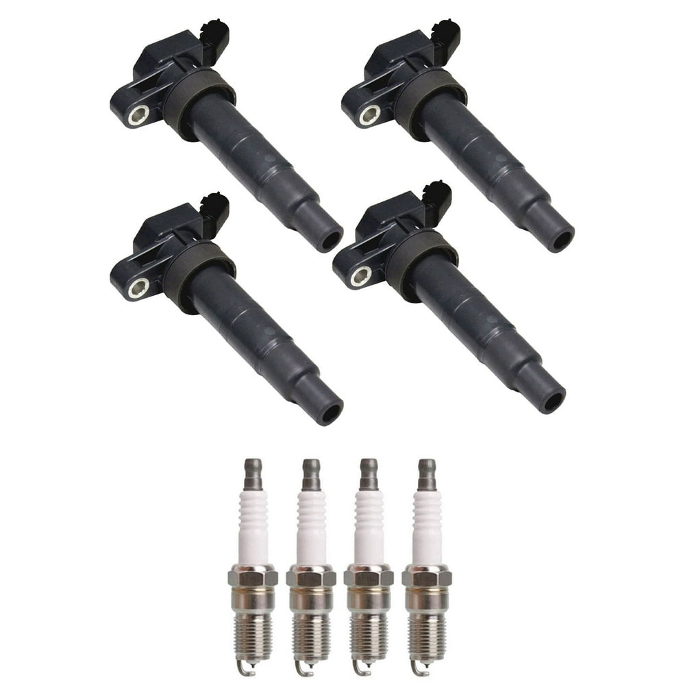 Set of 4 ISA Ignition Coils and 4 Spark Plugs For 20092017 Kia Sportage Forte & Hyundai Tucson