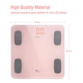 thumbnail image 4 of Báscula de grasa corporal himaly, báscula inteligente de IMC, báscula digital inalámbrica para baño, monitor corporal, analizador de composición corporal con aplicación para smartphone, sincronización, 4 of 5
