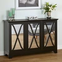 Reflections Buffet/console With Mirror, Box 1 Of 2, Black