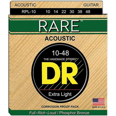 Rare Phosphor Bronze Acoustic Guitar - DR Strings Rare Phosphor Bronze Lite Acoustic Guitar Strings