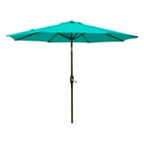 GARDEN 9 Ft Patio Umbrella w/ Round Resin Base Stand Included for ...