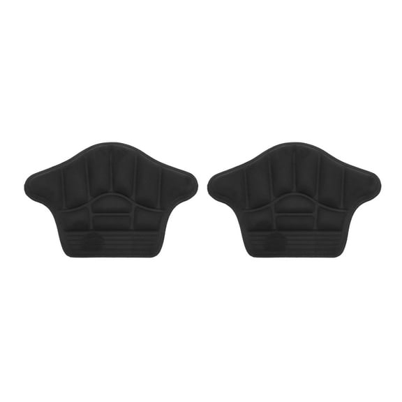 Unique Bargains 1 Pair Reusable Heel Pads for Prevent Rubbing One Size Black