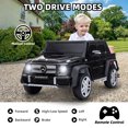 thumbnail image 3 of 12V Powered Ride on Car, Mercedes-Benz G650 Ride On Truck with Remote Control, Rear Wheel Suspension, Safety Belt, MP3 Player, Bluetooth, LED Lights, Ride on Toy for 3-8 Years Boys Girls, Black, 3 of 8