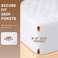 thumbnail image 6 of Vccoem King Heated Mattress Pad, Electric Mattress Pad with 9 Heat Settings & 4 Auto Off Timers, Fast Heating, Machine Washable, White, 6 of 12
