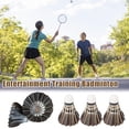 thumbnail image 4 of 3/6/12pcs Natural Duck Feather Badminton Outdoor Entertainment Badminton Training, 4 of 8
