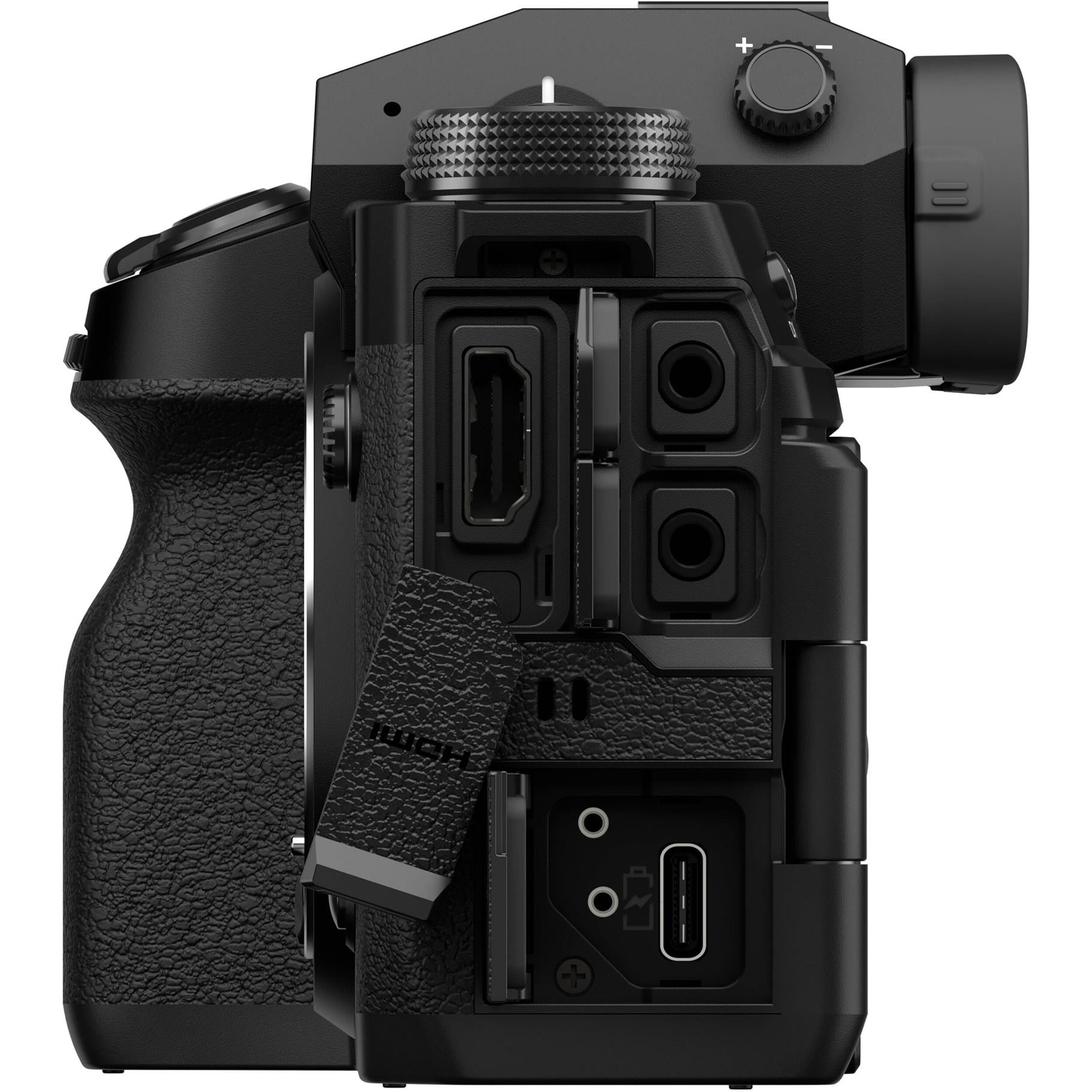 Ultimaxx Basic Bundle + FUJIFILM X-H2S Mirrorless Camera (Body Only) + SanDisk 64GB Ultra Memory Card, 1x Spare Battery (2400 mAh), Memory Card Reader & More (23pc Bundle)