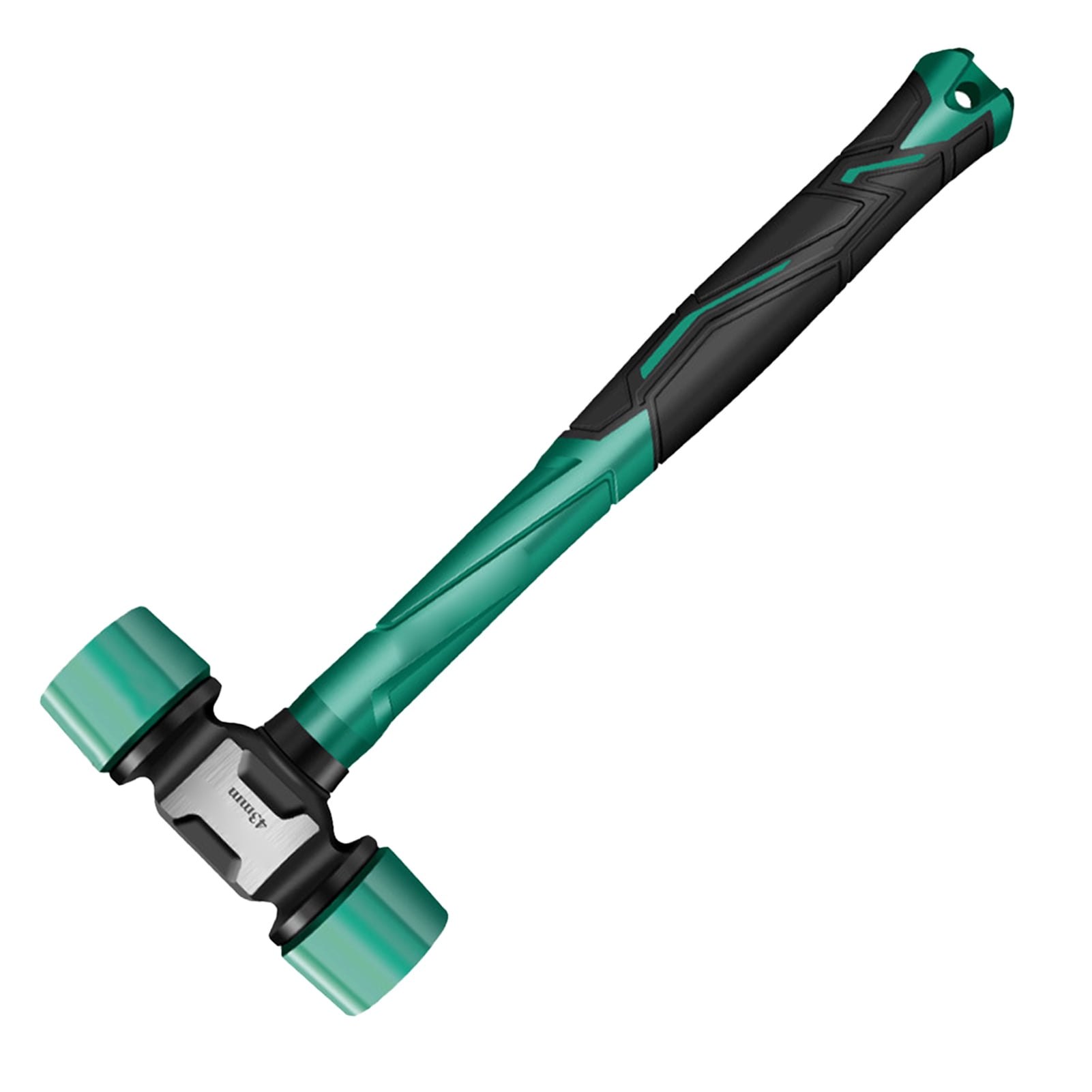 Rubber Hammer, Non Slip Hammer Mallet for Dorm Bed, Heavy Duty Rubber Hammer Heads, Ergonomic Grip Handle, Portable Double sided Soft Mallets