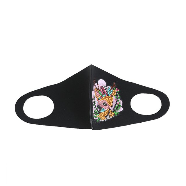 Cuadros Decorativos Kit de máscara facial con pintura de diamante para manualidades fundas decorativas para la cara a prueba de polvo JShteea Nuevos Originales