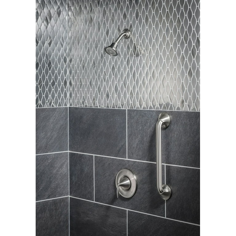 Moen 12-Inch Stainless Steel Bathroom Grab Bar In Oil-Rubbed Bronze – ADA Compliant Safety Bar