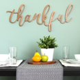 thumbnail image 2 of Home Roots 321195 Bronze Script Reconnaissant Décor Mural, 2 of 4