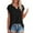 Black, variant on Tittly T Shirts for Women V Neck T Shirts for Women Women's Cap Sleeve Shirts Casual Summer V Neck Tunic Tops Loose T Shirts Side Slit S 3XL Tshirts Shirts Womens Tops Black L