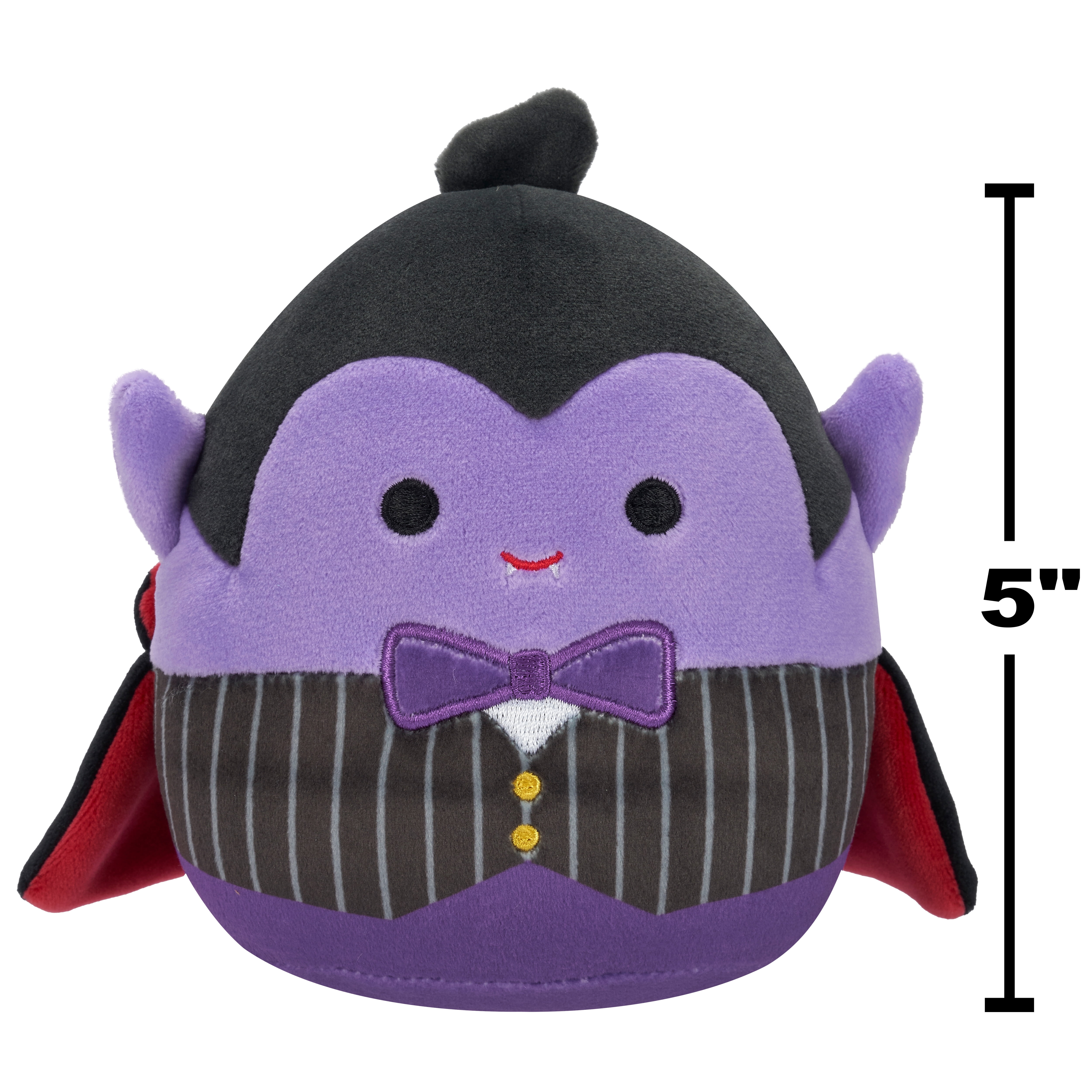 Squishmallows Official 5 inch Osvaldo the Purple Dracula - Child's Ultra Soft Stuffed Plush Toy