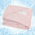 thumbnail image 6 of PetAmi Premium Cooling Dog Blanket | Lightweight Fluffy Pet Throw Blanket Bed Cover for Dogs, Cat, Puppies | Pet Blanket Furniture Protector Couch Sofa | Reversible Fuzzy Cozy | 60x80, Pink, 6 of 7