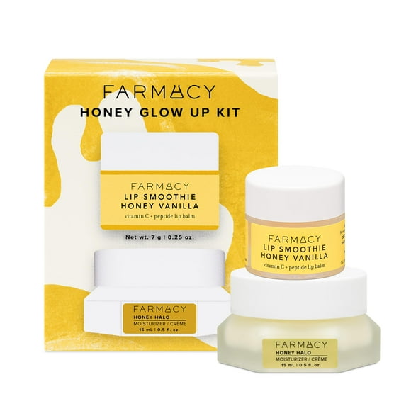 Set de regalo Farmacy Honey Glow Up con crema hidratante Honey Halo