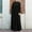 Black, variant on Womens Abaya Muslim Long Sleeve Front Zipper Dress Prayer Islamic Clothes with Pockets