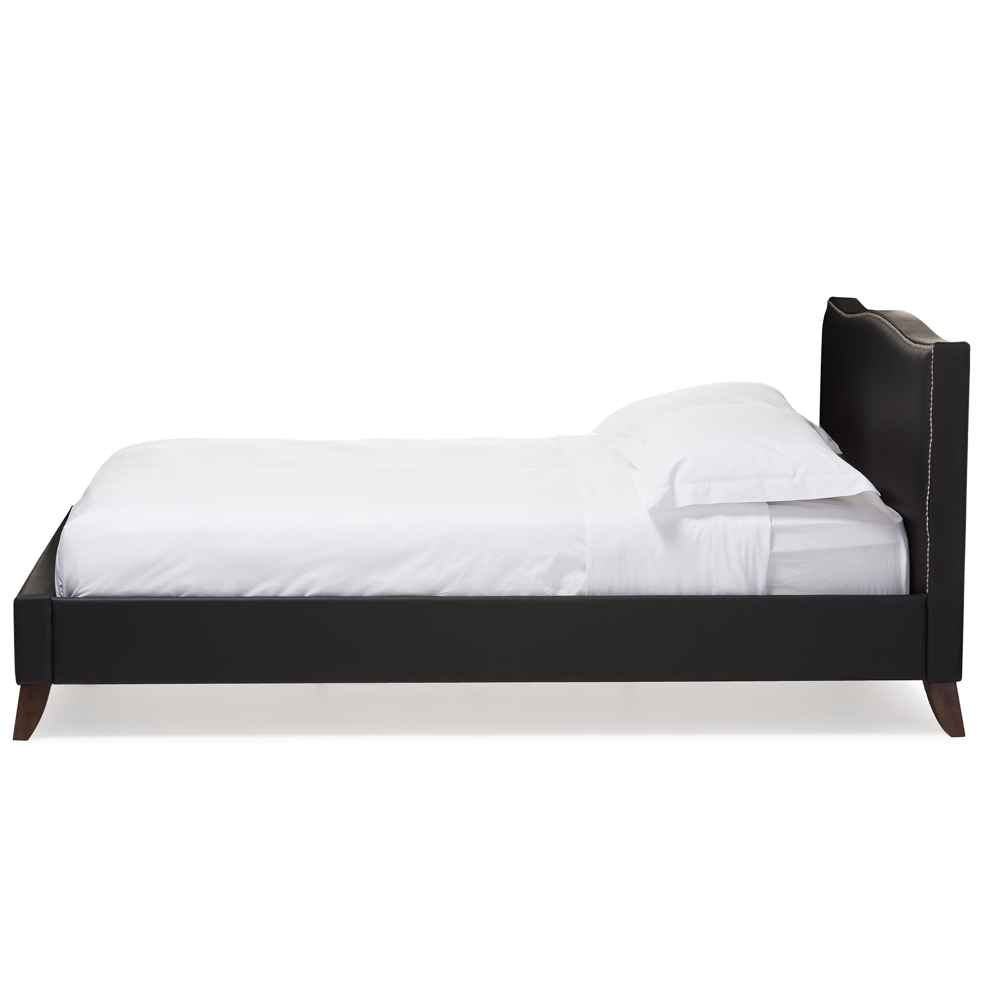 Baxton Studio Battersby Modern Bed With Upholstered Headboard Baxton Studio Battersby Modern Bed With Upholstered Headboard Multiple Sizes Colors Com